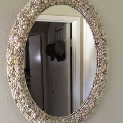 23 length x 18 wide shell mirror