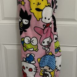 Hello Kitty and Friends Full/Queen Blanket
