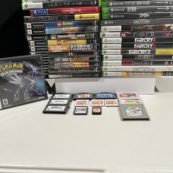 Various video game stuff for sale