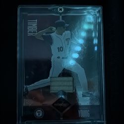 Michael young bat card 10/25