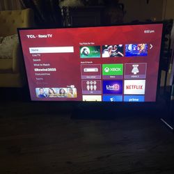 TCL 55” 4K SMART TELEVISION 