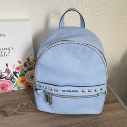 Michael Kors Kenly Studded Light Blue Backpack for Sale in Las