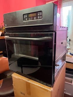 GE Black Electric Single Wall Oven