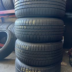 18” Tires Semi New Dunlop 225/40/18 With Free Installation $350