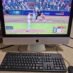 2015 APPLE IMAC 21" WITH CRACKS IN SCREEN