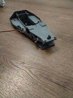 2wd traxxas rc chassis with a 2055 servo