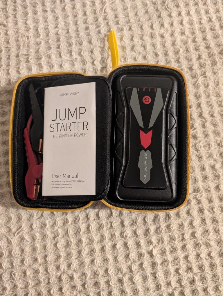 Portable Car Battery Jump Starter Kit