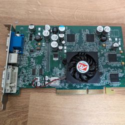 ATI 9600 AGP Graphics Card AMD GPU Retro Vintage