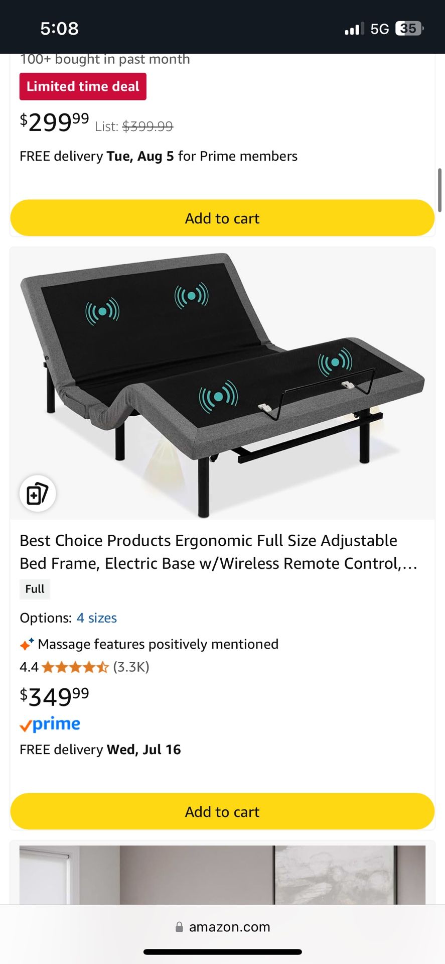 Bed… Recline Or Put Feet Up.. Moving !!!