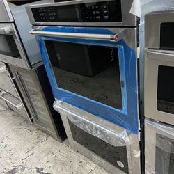 Kitchen Aid Stainless Steel Double Wall Oven New