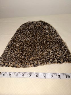 Fuzzy Multi-Color Knit Beanie