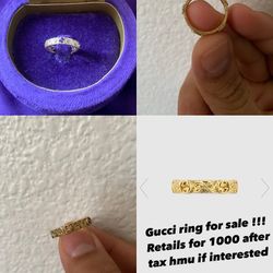 Gucci Ring Size 14 18k Gold