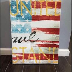 American Flag Canvas 