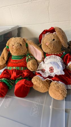 Christmas Build a Bear Bunnies