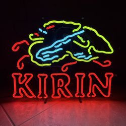 Kirin Ichiban Beer Neon Light Sign (Qilin Dragon) - Used Excellent Condition