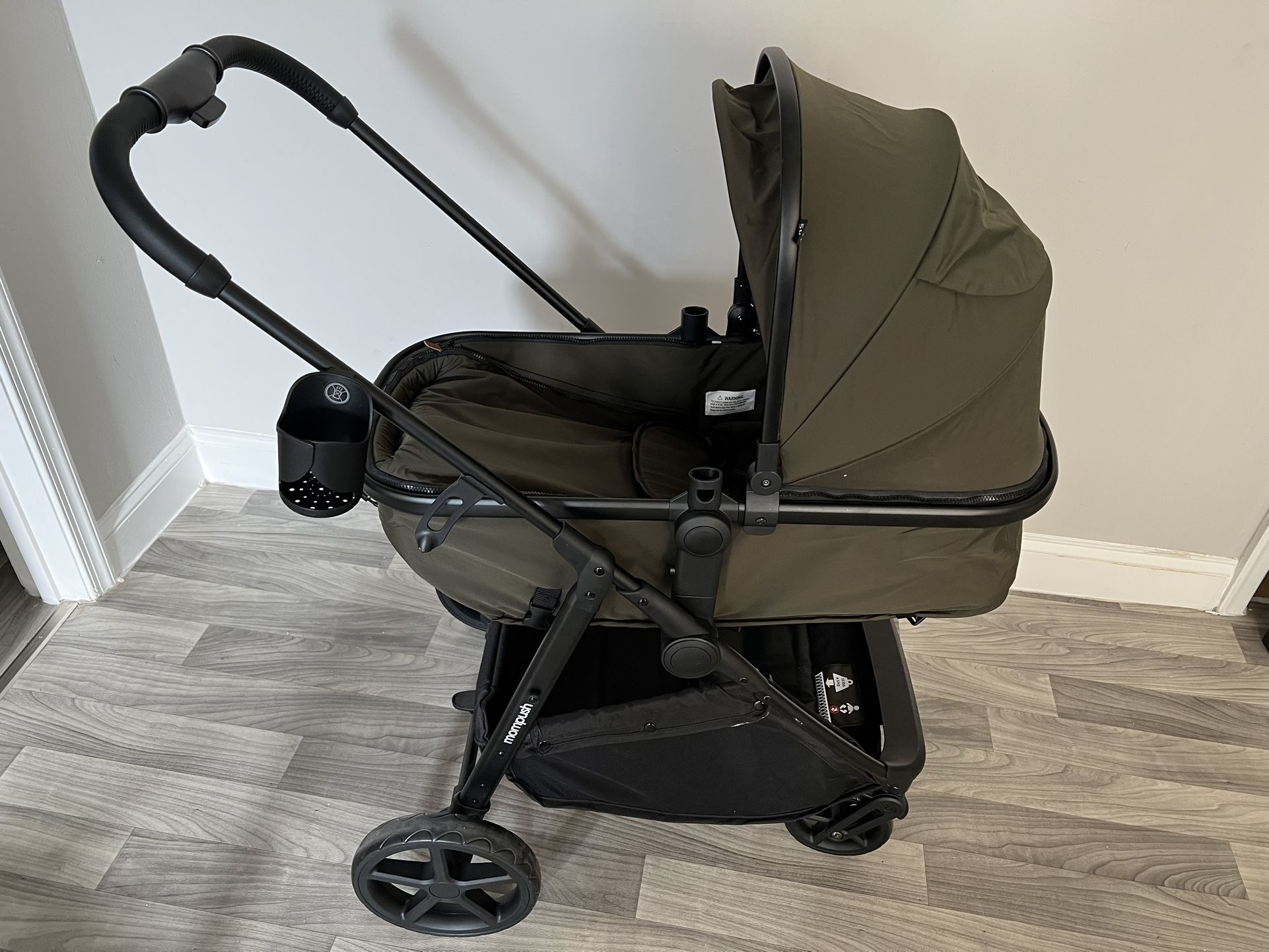 Mompush Wiz 2 in 1 Baby Stroller with Bassinet Mode, Convertible Infant Stroller for Newborn and Toddler