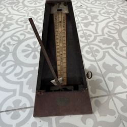 Antique Music Swiss E. Paillard Maelzel Metronome – Wooden