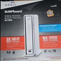 Arris Surfboard Cable Modem Router AC1900 used SBG6900-AC