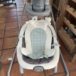 Graco Swing And Fisher Price Sit Me Up