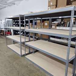 Steel Shelving 72 in W x 18 in D Warehouse Boltless Storage Rack New Better Than Homedepot Lowes Delivery Available