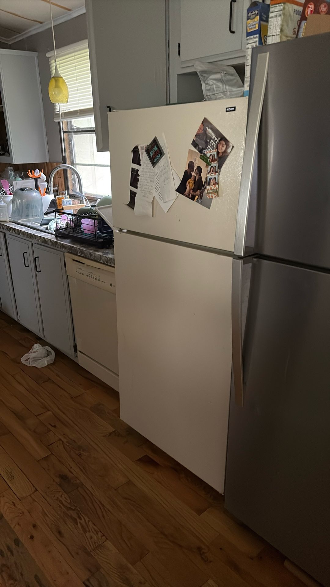 White Working Refrigerator