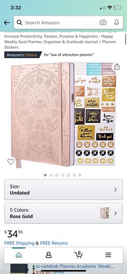 New law of attraction planner (undated)
