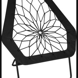 Impact Bungee Chair Hex Chair, Black