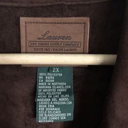 Ralph Lauren Brown Suede Jacket