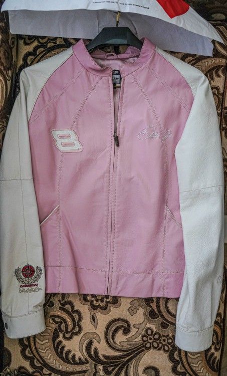 Dale Earnhardt Jr Wilson's Women's Leather Racing Jacket
