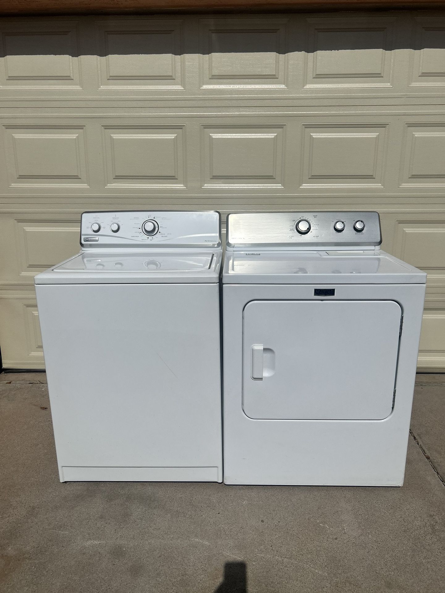 Washer and Dryer 