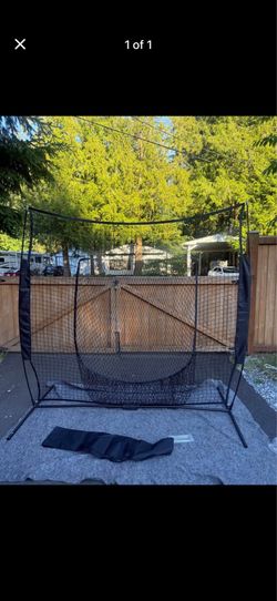7 × 7 ft Baseball Net, Baseball Softball Batting Net for Practice Hitting Pitching Fielding, Quick