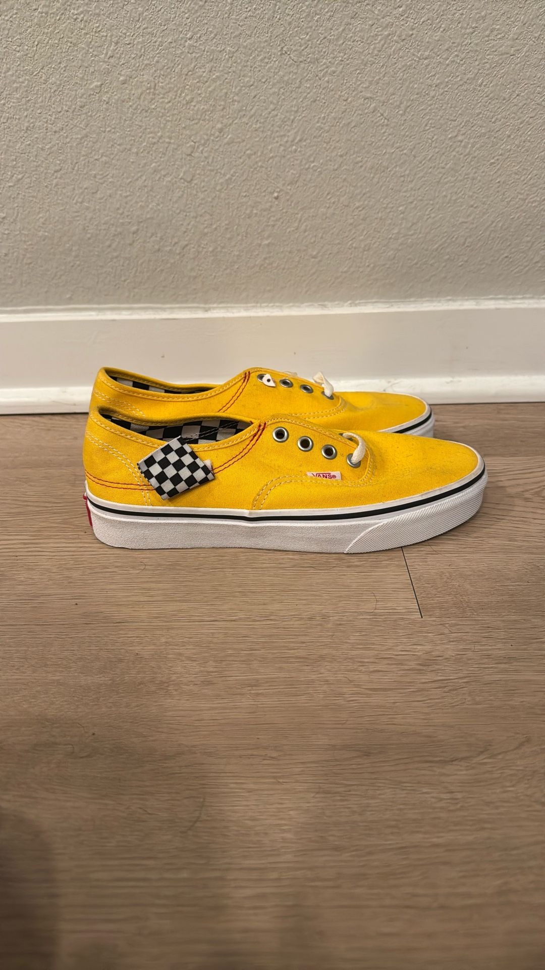 Never Been Worn Yellow Vans Womens Size 7