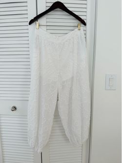 Mixed cotton pants with a boho vibe. Size: 42  No stains