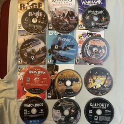PS3 Games Lot - Loose Discs - $30 For All 