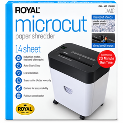 Royal 14MC Microcut Paper Shredder 14-Sheet