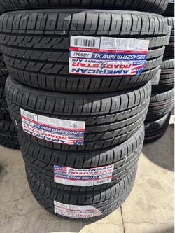 225/45/19 AMERICAN ROAD STAR 4 NEW TIRES INSTALLED ✅ INSTALADAS ✅