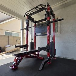 Vesta Pro Series 2in1 Squat Rack | Functional Trainer | 400lb Weight Stack | Commercial Grade | Gym Equipment | FREE DELIVERY🚚