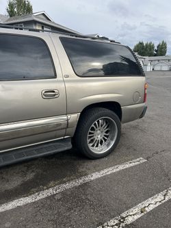 22” Wheels With Tires. 2 Of Them Need Tires $100
