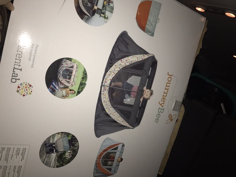 Journey bee pop up crib