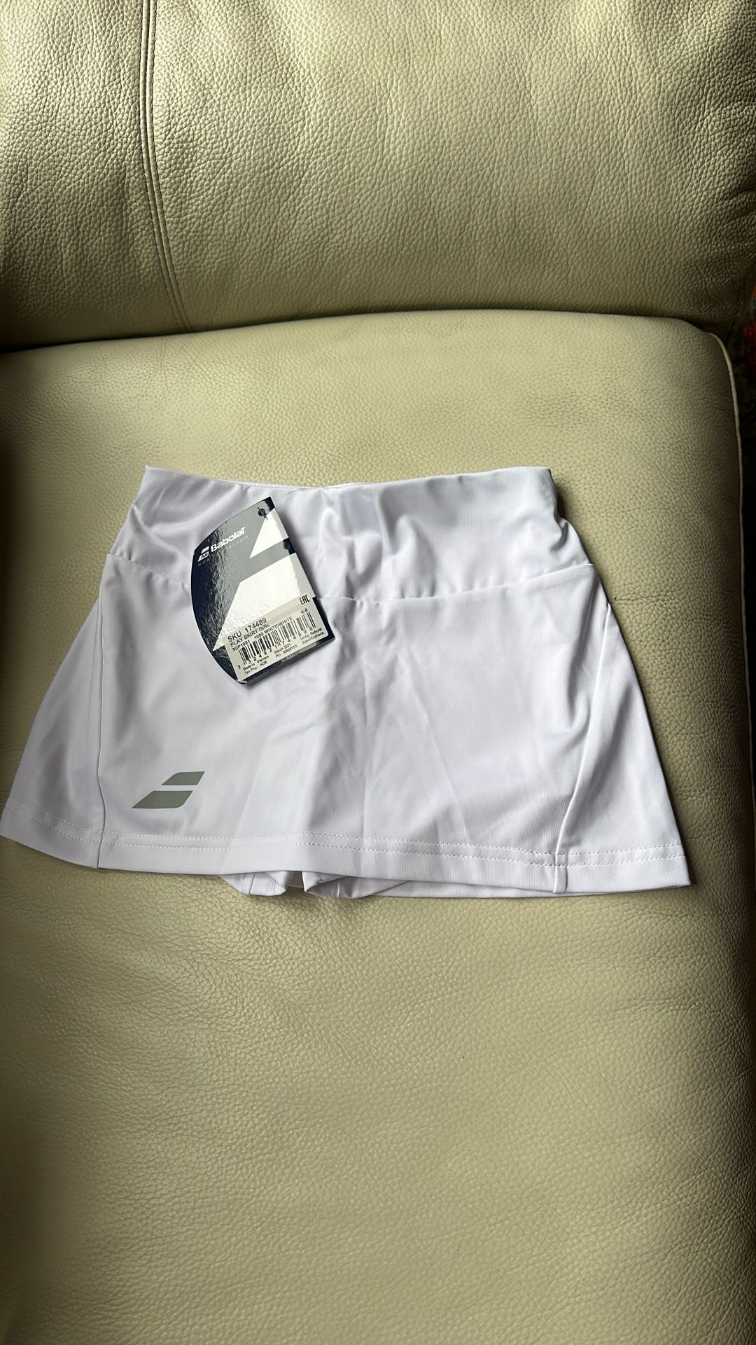 Brand New With Tags Girls White Tennis Play Skirt Skort