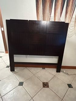 Queen Head board - bedroom Cherry dark wood