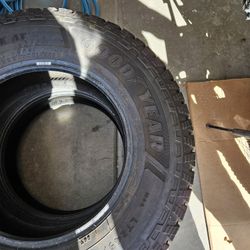 2 Tires. LT245/75R17 $100 Each
