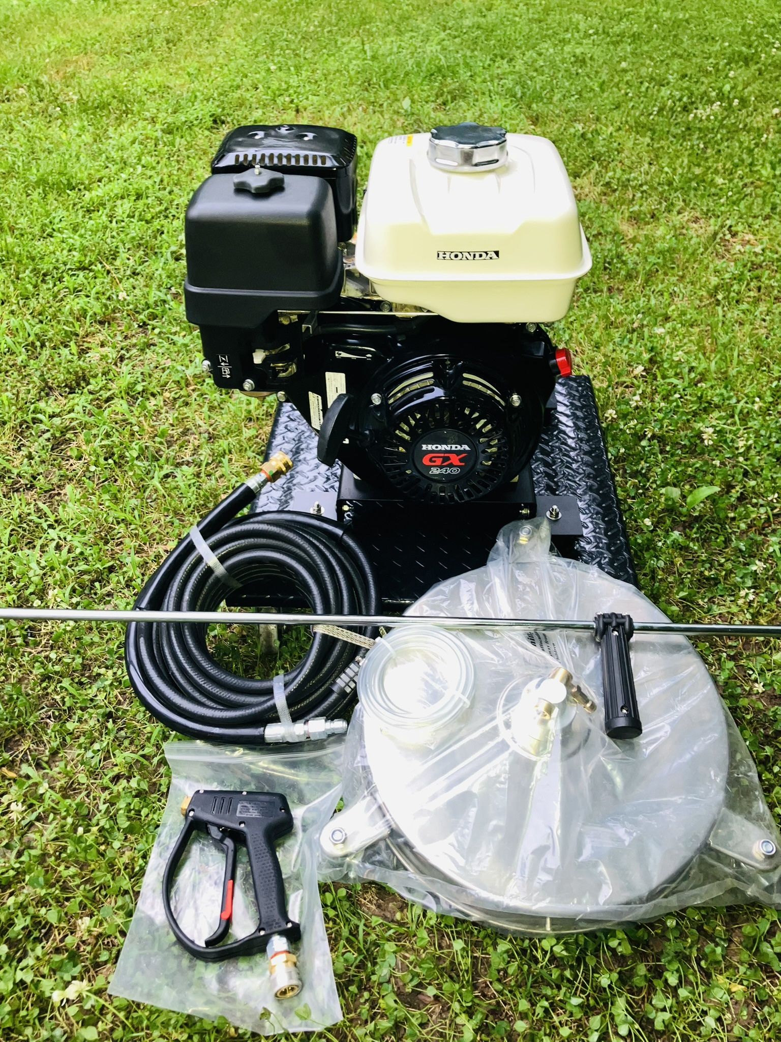 HONDA GX - SKID - 4000 PSI - SURFACE CLEANER - POWER PRESSURE WASHER