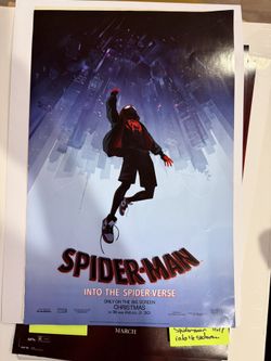 Spider-Man Into The Spider Verse Movie Poster
