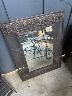 Free frame broken mirror