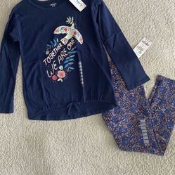 Carter’s Girl Blouse & Leggings 