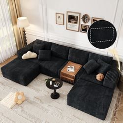 black couch 