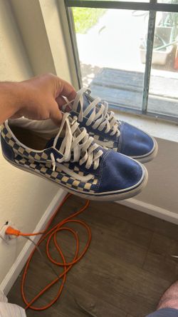 Vans blue checker size 12 no box