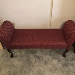 Bench w rolled Arms  $60