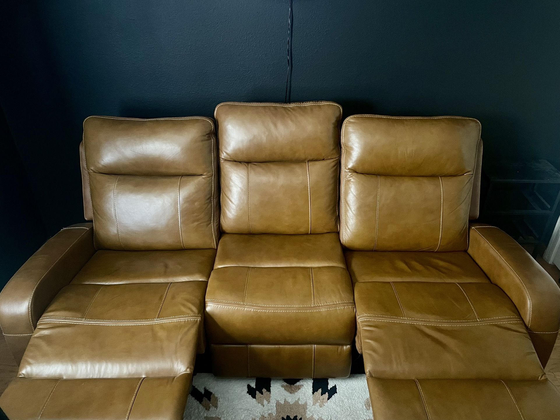 Faux leather Couch